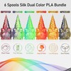 MIKA3D 6 Spools Bicolor Dual Color 1.75mm 3D Printer Filament