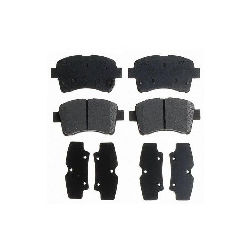 Raybestos SGD937M Service Grade Semi-Metallic Disc Brake Pad Set