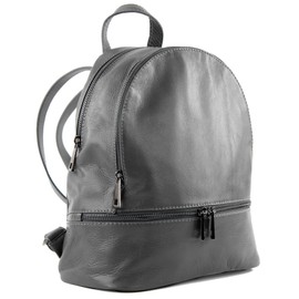 modamoda de T137 ital Women's Leather Backpack - Grey - m