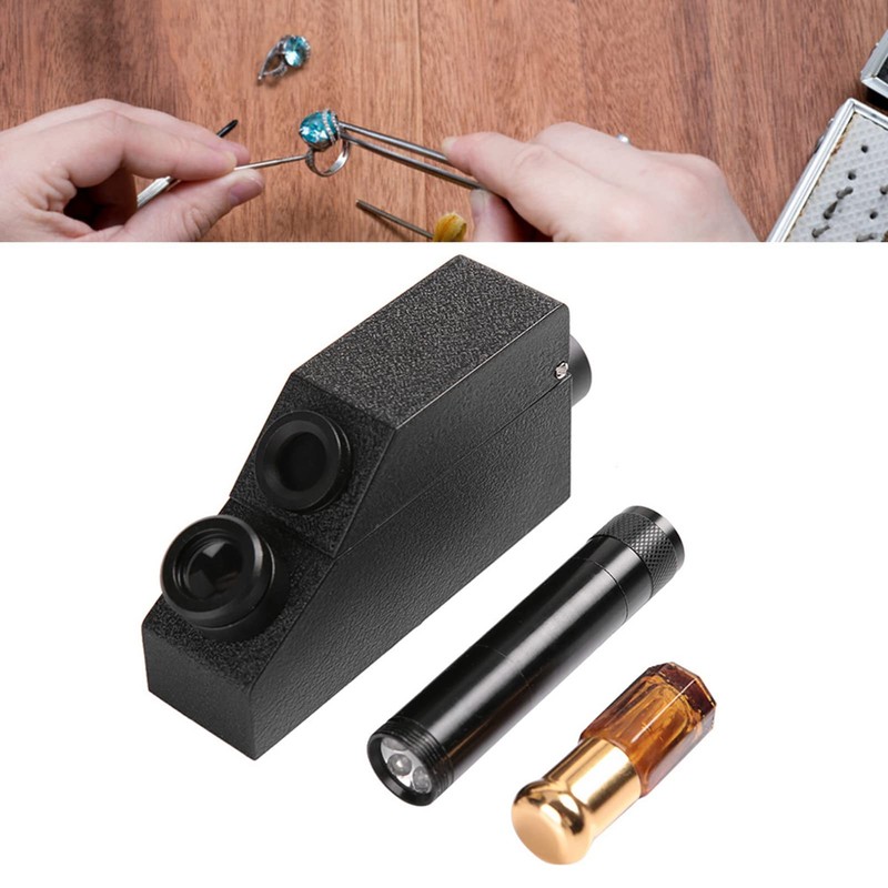 Jewelry Refractometer, RHG181 1.30-1.81 Professional Accurate Gemstone ldentification Gem Refractometer