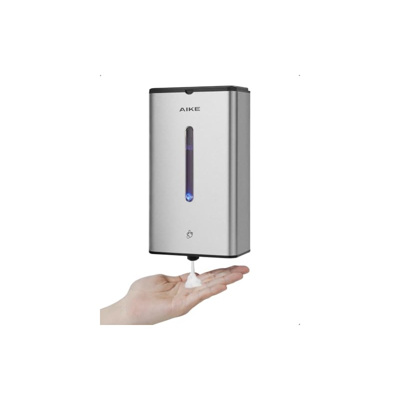 AIKE - Dispensador automático de jabón espumante de 33.8 onzas