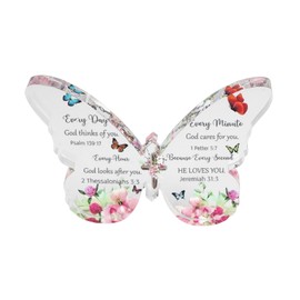 Butterfly Shape Acrylic, Exquisite Acrylic Plaque with Butterfly Design, Symbolizing Religious Belief, Birthday Gift for Mother,Leaving Gifts for Colleagues,Gifts for Friends