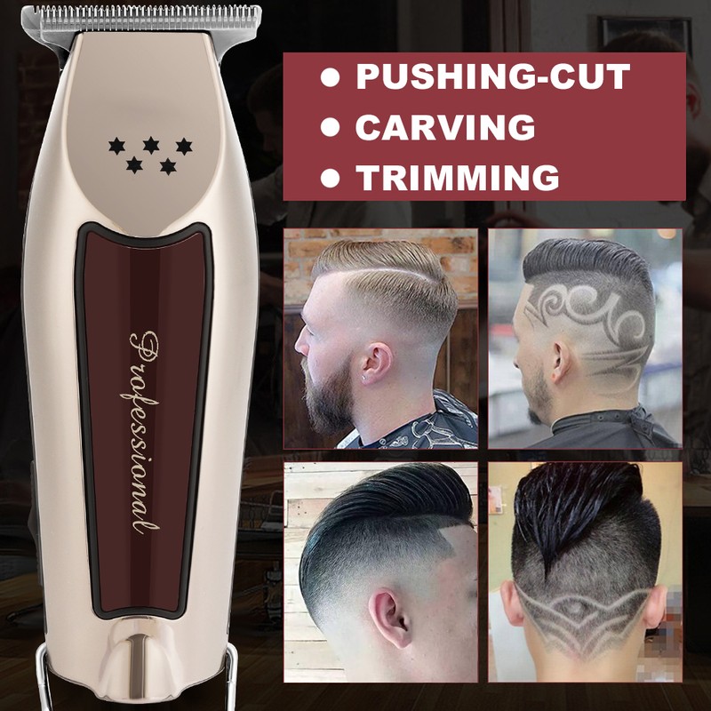 Professional Electric Hair Clipper Rechargeable Adjustable Hair Cutting Machine