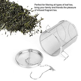 Filtro de Especias, Colador Bolsa de Condimentos de Acero Inoxidable Infusor de Té para Hierbas Té Helado Sopa de Salsa Sabor