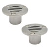 316 Stainless Steel Boat Floor Deck Drain Scupper 46x22.5mm for