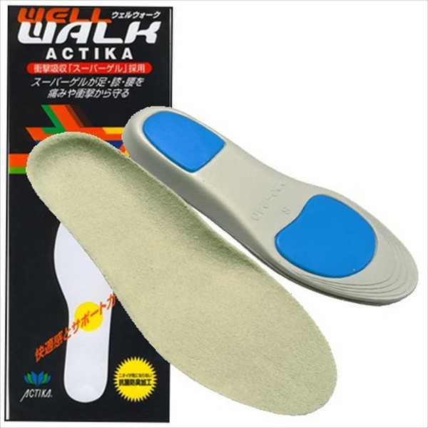 Wellwalk Insole, M (9.4 - 10.2 inches (24.0 - 26.0 cm)), 700