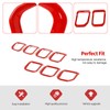 7PCS Front Grill Inserts Grille Cover Trim Exterior Accessories for