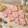 Kit 8 Pzs Cortadores De Galletas Navidad Moldes Repostería