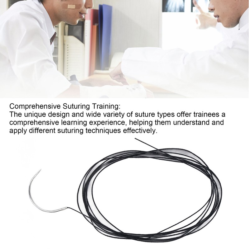 Sutures Thread with Needle Individually Packed Improve Skills Multipurpose for