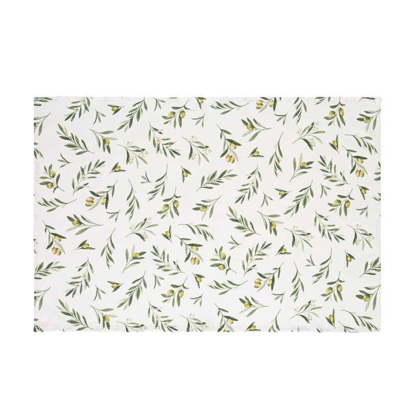 Coucke Olive Tea Towel, Cotton, 50 x 75 cm