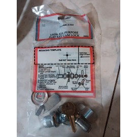 LSDA 3 NEW Sealed  LSDA ALL PURPOSE FLAT KEY CAM LOCK LOT CL58#LS304  338551
