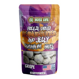 Freeze Dried PB&J Grape Candy Exotic new TikTok Trend Unique Novelty Snack that Melts in your Mouth 2oz