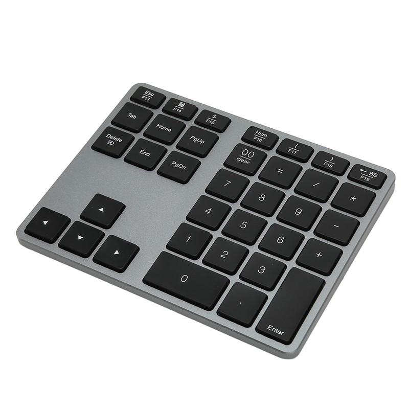 Wireless Number Pad 35 Keys Scissor Switch BT5.0 Aluminium Alloy