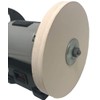 8 in Leather Honing Stropping Wheel Includes Premium White Buffing