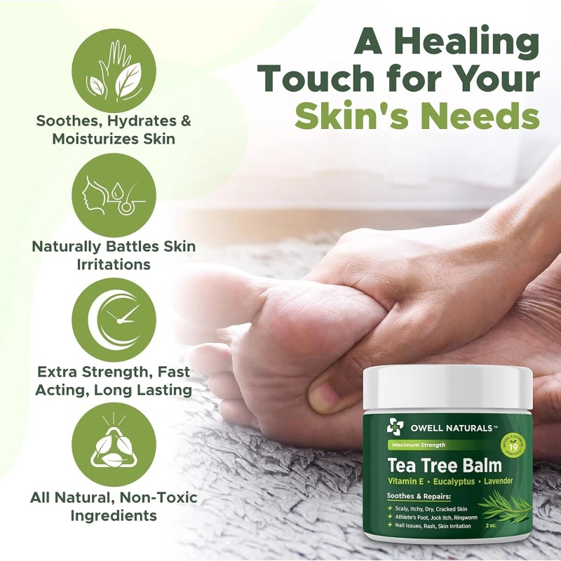 Tea Tree OWELL NATURALS Tea Tree Balm Oil with Vitamin