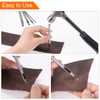 Sourcing Map 12mm Round Hole Punch Tool for Leather, Canvas,