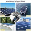 Anbte 10pcs Solar Panels Mid Clamps for Unistrut, Aluminium 1.37"