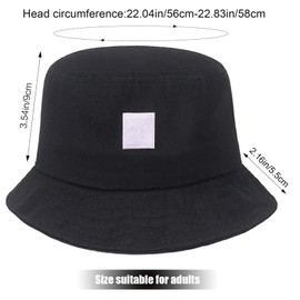 GWAWG 2 PCS Fishing Hats Bucket Hat Unisex Sun Hat Cotton Bucket Hat Foldable Fishing Hat Fishing Hat Leisure Hat Outdoor Smiling Face Hat Summer Hat Autumn Camping Travel Hiking Multicolour