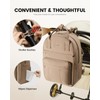 LOVEVOOK Changing Backpack Baby Changing Bag, khaki, M