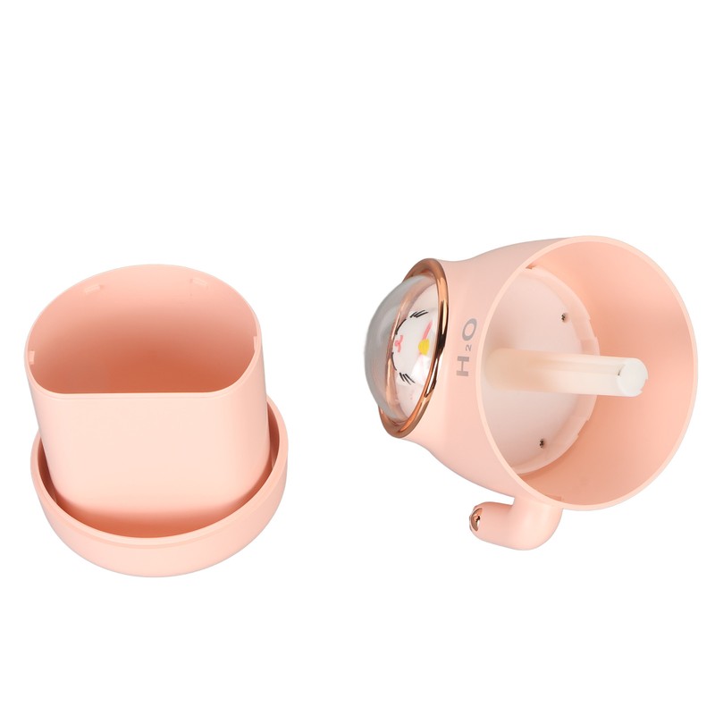 Humidifier Aroma Diffuser Cat Shape 400ml Capacity Timing Humidifier Home