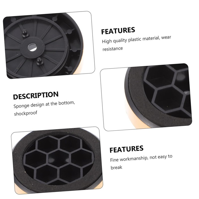 LABRIMP 24pcs Amplifier Isolation Feet Pads Durable Chassis Pads for