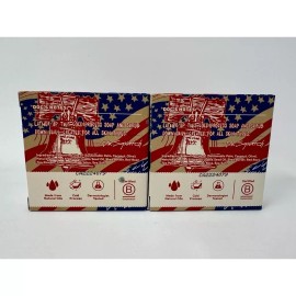 DR. Squatch 2 Dr. Squatch Limited Edition Freedom Fresh Bar Soap 5oz All Natural Zero Grit