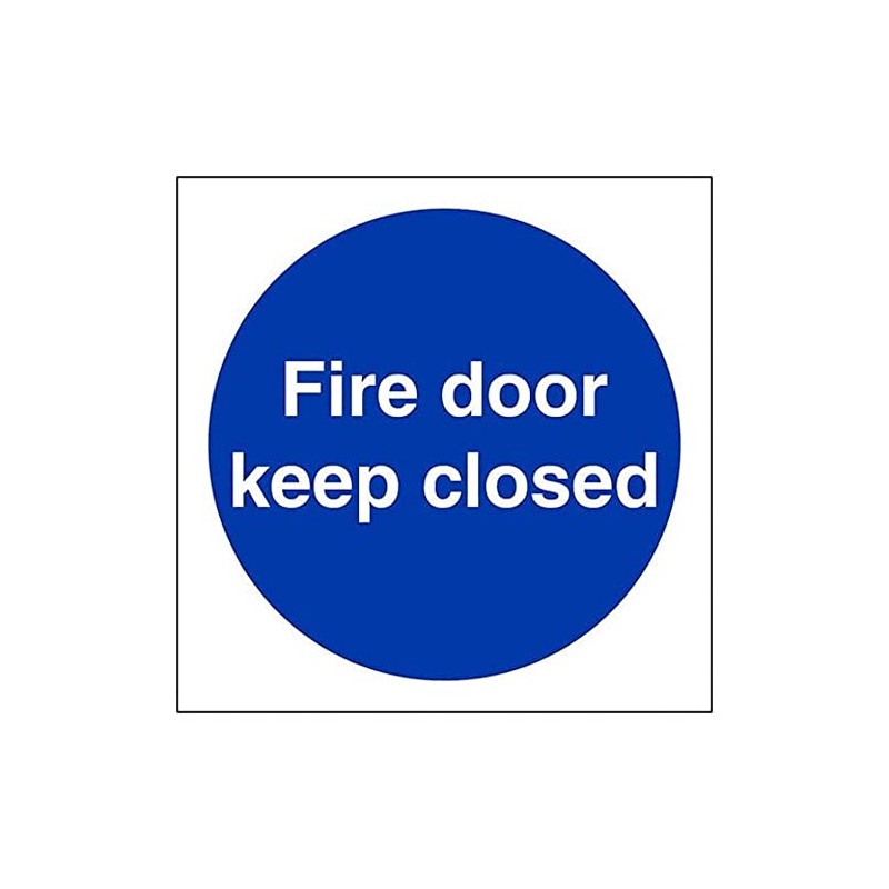 V Safety Fire Door & Mandatory- Fire Door Keep Closed