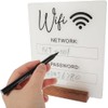 Wifi Password Sign, Elegant Acrylic Table Wifi Sign Board for