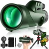 40x60 Monocular Telescope, High Power Monocular for Adults with Phone