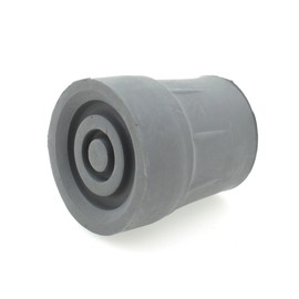 Qty: 2X 25mm 1" Z-Type Heavy Duty Rubber Ferrules for Walking Frames, Zimmer Frames - Grey - by Lifeswonderful®