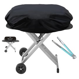 Heavy Duty Portable Grill Cover for Coleman Roadtrip 285/LX/LXX/LXE and Smoke Hollow 205 Grills, Outdoor Small Grill Cover, Grill Accessories for Coleman, Waterproof, All-Weather