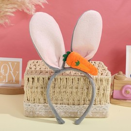 Zhzrche Bunny Ears Headband Easter Costume Accessories Cosplay Hearwear Easter Party Decoration