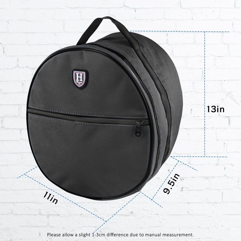 Harrison Howard Motorcycle Helmet Bag - Black - Waterproof -