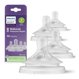 Avent Set De 4 Tetinas 0 Meses Con 2 Gotas Scy962/44