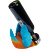 BRUBAKER Wine Bottle Holder Thirsty Parrot - Drunk Animals -