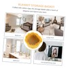 CAXUSD Nordic Style Cotton Rope Basket Versatile Storage for Cosmetics