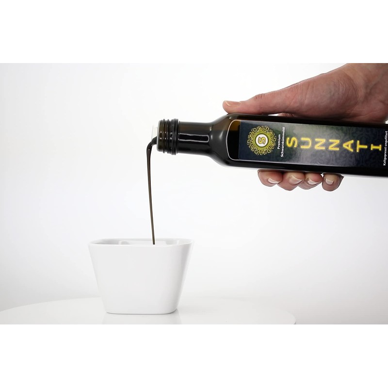 Sunnati® Egyptian Black Cumin Oil Unfiltered, Cold Pressed, 100% Pure,