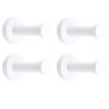 NELXULAS Classic White Stainless Steel Single Super Heavy Duty Wall
