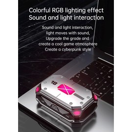 True Wireless Earbuds, 2024 Bluetooth Headphones 5.3 Earbuds, Waterproof Touch Control Ear Buds in-Ear Built-in Mic, with LED Power Display, IP7 Waterproof Earphones Sport Headset - Model 34