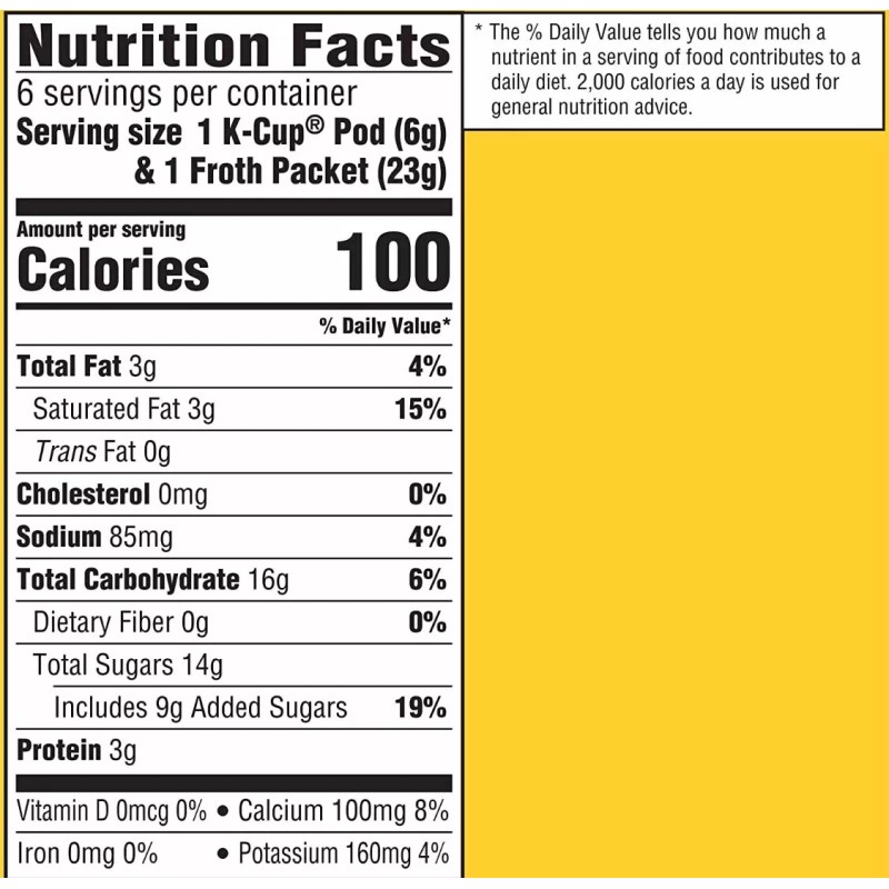 Gevalia Frothy 2-Step Caramel Macchiato Espresso K-Cup Coffee Pods &