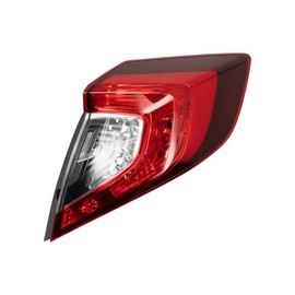 Outer Tail Light Assembly Right Outer Side Tail Light Replacement,Rear Brake Lamp For 2016-2021 Honda Civic 4-Door Sedan Right Passenger Side