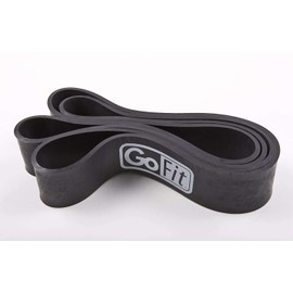 GoFit Wide Super Resistance Bands - Resistance Training Loops, Black