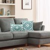 Alysheer Embroidered Lumbar Decorative Throw Pillow Cover 12"x 20", Classic