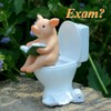 Gemmia Miniature Fairy Garden Reading Squirrel Figurines- Love Reading Squirrel