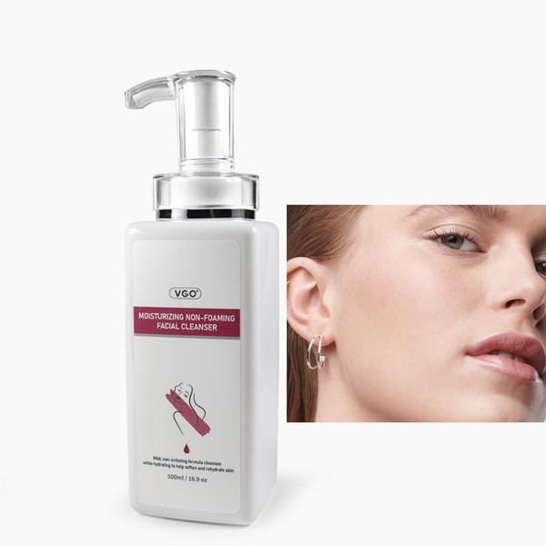 VGO Moisturizing Non-Foaming Cleanser for All Skin Acne Face Wash,