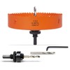 VIKITON 6-3/8 Inch Hole Saw with Arbor for Metal Wood