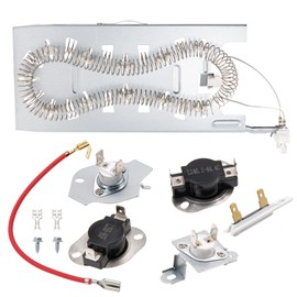 Dryer Heating Element Repair Kit Replaces For Maytag Bravos Model MED5630HW2 MED5630HW1 MED5630HC2 MED5630HC1 MED5630HW0 MED3500FW1 MED5630HC0 MED5500FW1 MED5500FW2 MED5500FC1 MED5500FC2