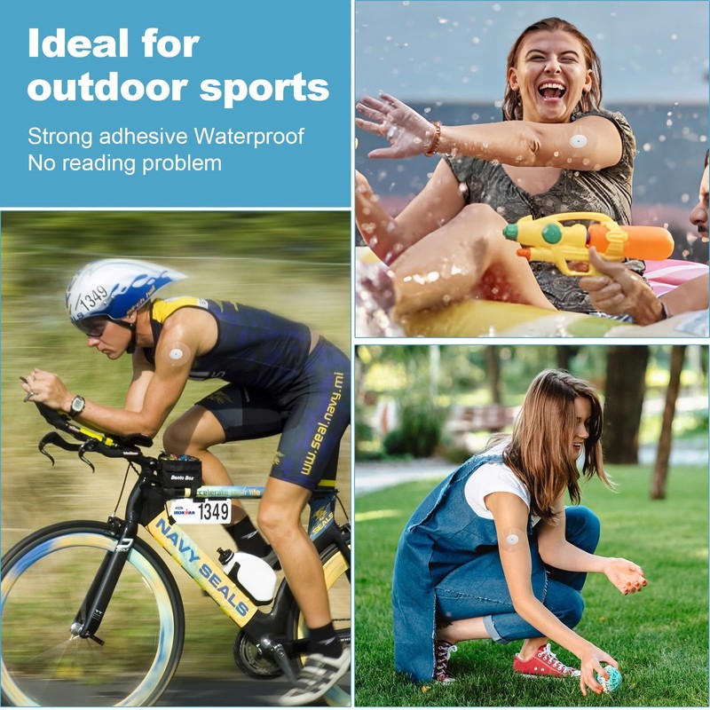 Omagie 25 Pack Freestyle Libre Sensor Covers Libre 2 Sensor