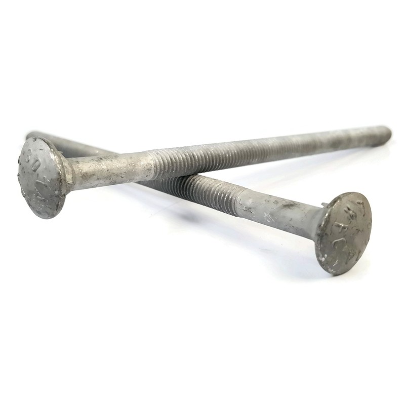 Carriage Bolt Hot Dipped Galvanized - 1/2"-13 x 7 PT