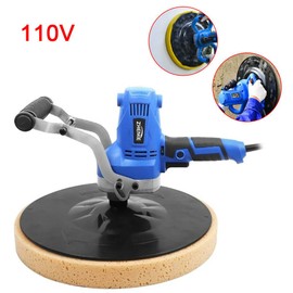 Electric Trowel Wall Smoothing Polishing Machine, 110 850W Trowel Wall Smoothing Polishing Machine Kit Concrete Cement Mortar (Blue)